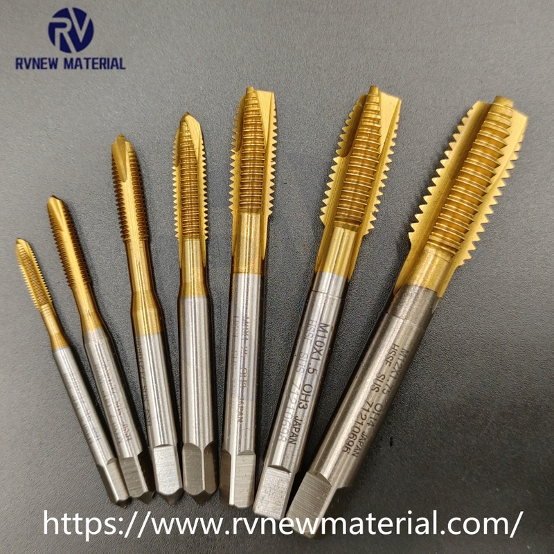 M3 Tapping Thread High-Speed Steel Screw Tip Machine Tap M3-M8 Through Hole Tapping ...