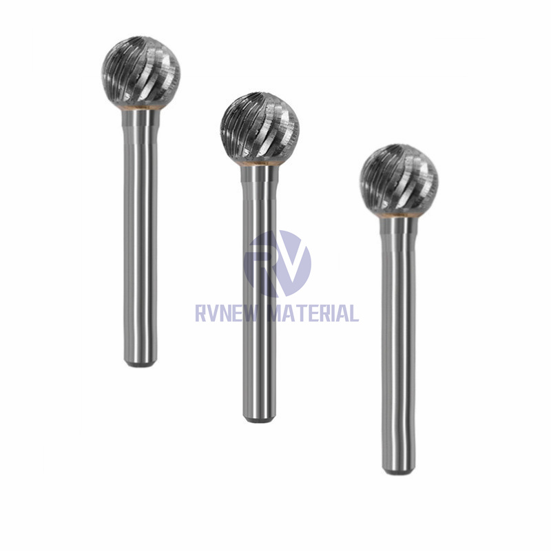 Single or Double Cut Solid Tungsten Cylindrical Carbide Rotary Burrs Wood Cutting Carving Tool Burrs for Wood Metal Cutting and Carving