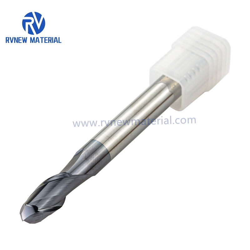 Polished Tungsten Carbide 4 Flute Endmill