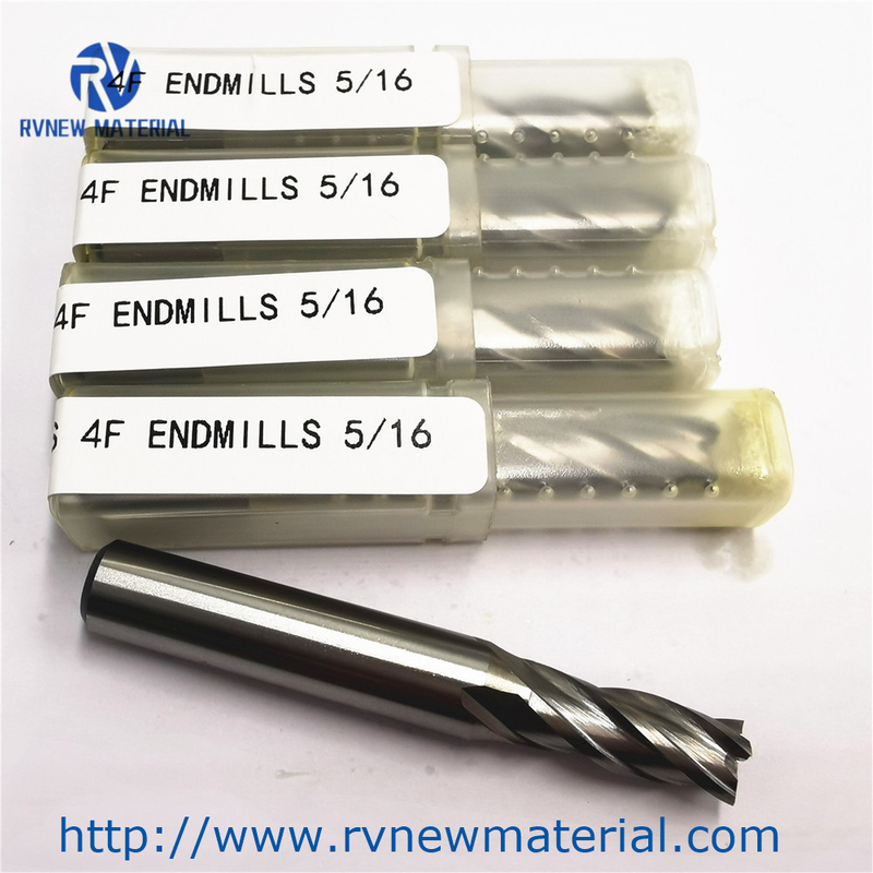 5/16 End Mill 4-Flute HSS Co 8%