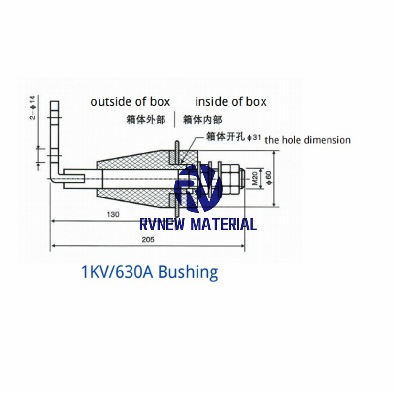 630A Bushing Insulator Cast Epoxy Resin Insulator