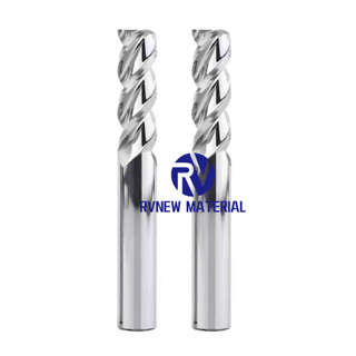 Solid Carbide 3 Flute Flatted End Mill for Aluminum