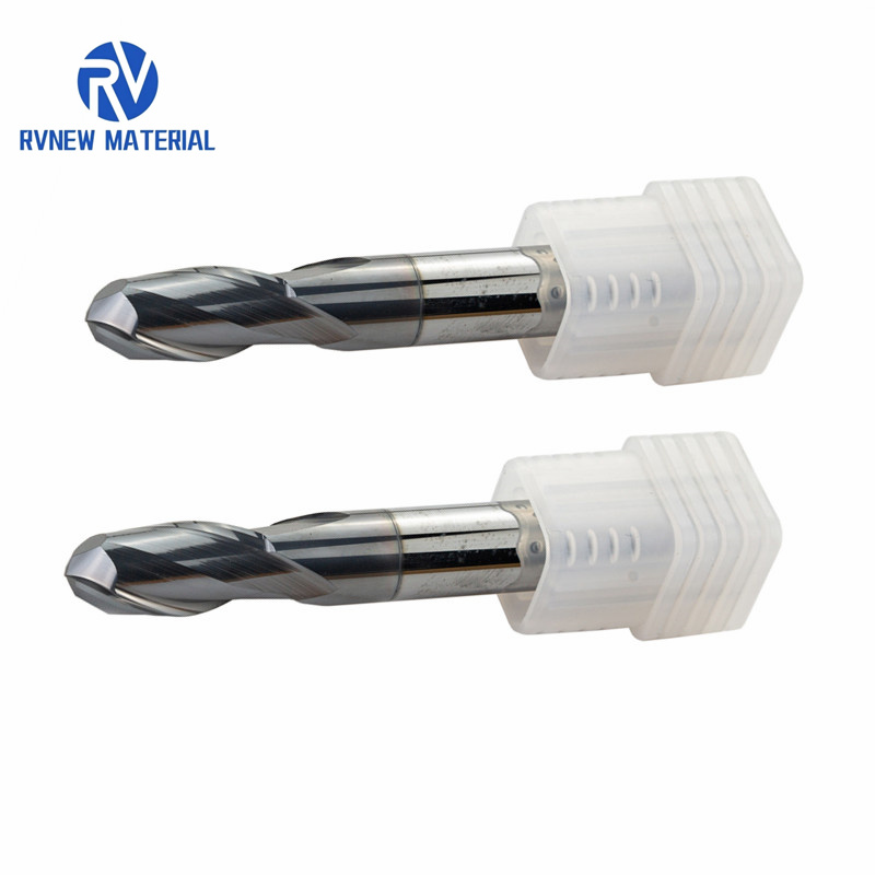 2 Flute Ball Nose Solid Carbide End Mill for High Hardness