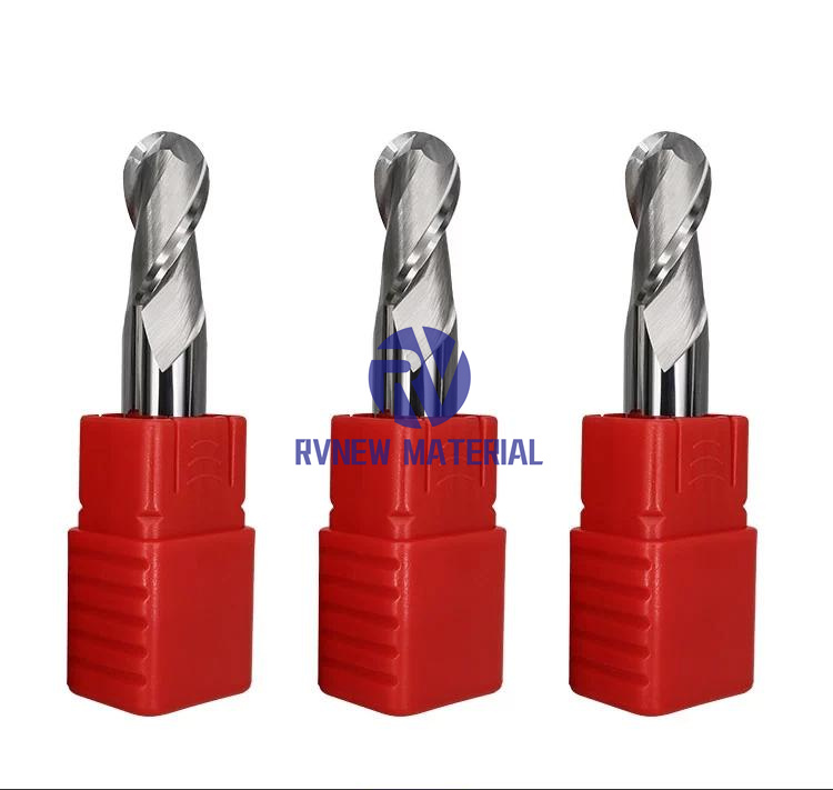 2 Flute Ball Nose Solid Carbide Flatted End Mill for General Purposes