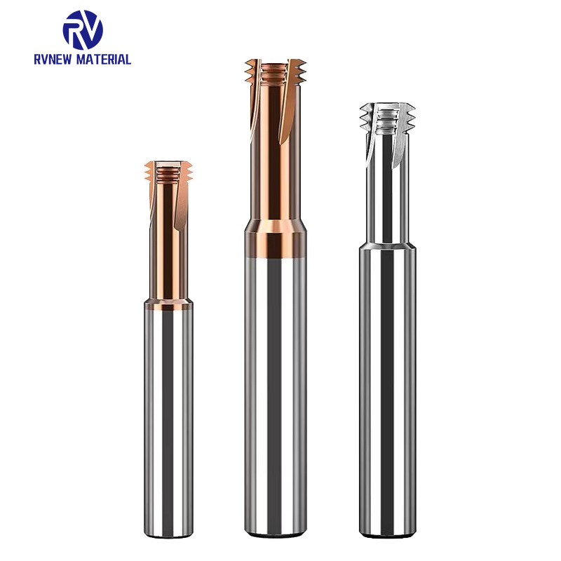 Three Teeth Thread Milling Cutter for Aluminum and Steel 
