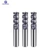 Tungsten Carbide 4 Flute End Mill For Steel