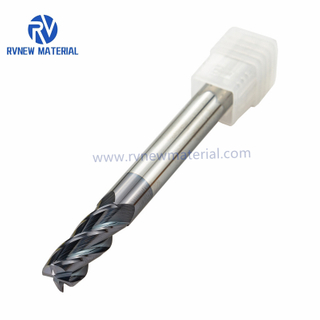 Polished Tungsten Carbide 4 Flute Endmill