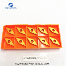 VBMT inserts for fine turning and finishing
