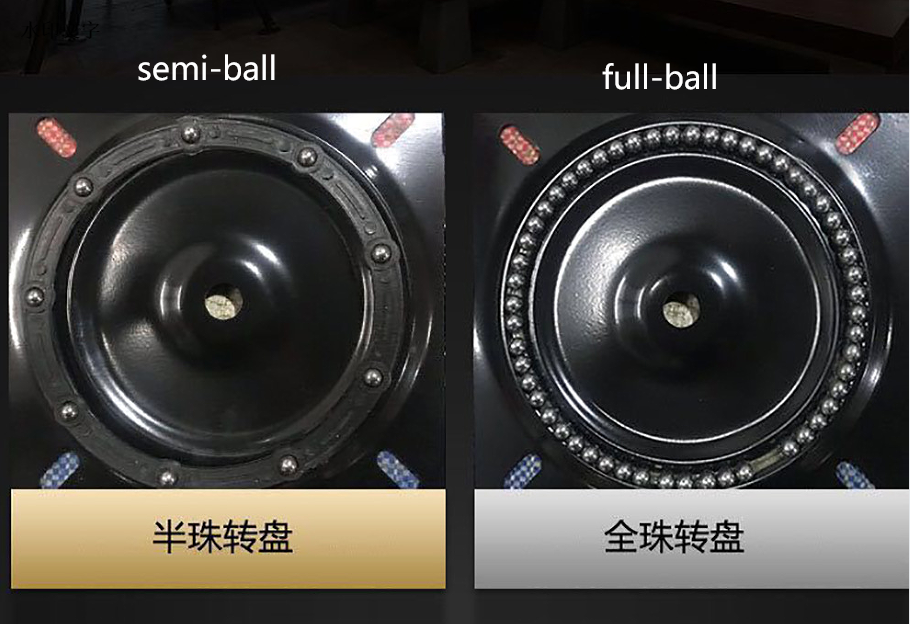 Furniture Part 12 Inch 360° Rotating Hardware Black Color Strong Loading Swivel Plate for Office Furniture Chairs
