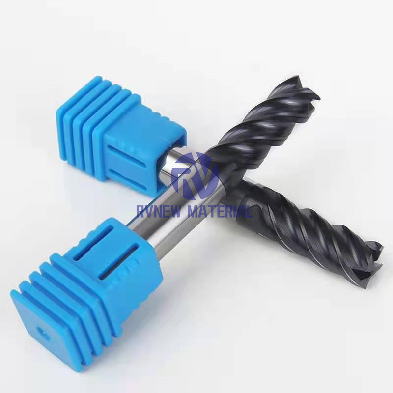 Solid Carbide 4 Flute Corner Radius End Mill for High Hardness