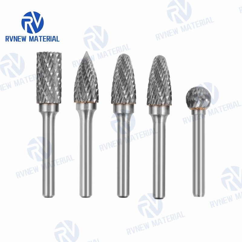 Tungsten Carbide Burr 6.35mm Shank Milling Cutter Woodworking Rotary File