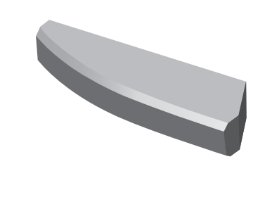 Cemented Carbide Brazed Tips E4 for Making Broaching Drill Bits 