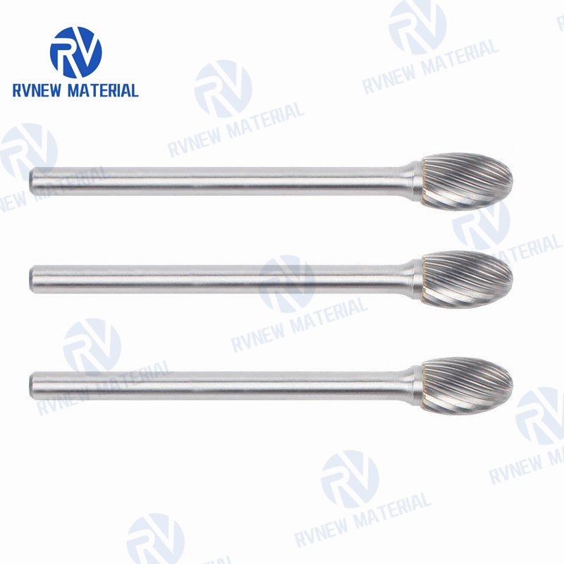 1/4" 6mm rotary file burring tools tungsten carbide burr 