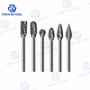 Carbide Cutting Tools Tungsten Carbide Burrs Set Rotary Cutter Files