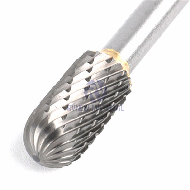 Single Cut Tungsten Carbide Rotary Burrs Cutting Tools Carbide Burrs 