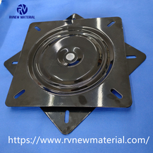 Furniture Part 12 Inch 360° Rotating Hardware Black Color Strong Loading Swivel Plate for Office Furniture Chairs