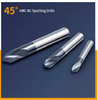 Solid Carbide NC Spotting Drills For General materials/Cast steels/Cast iron/Non-ferrous materials