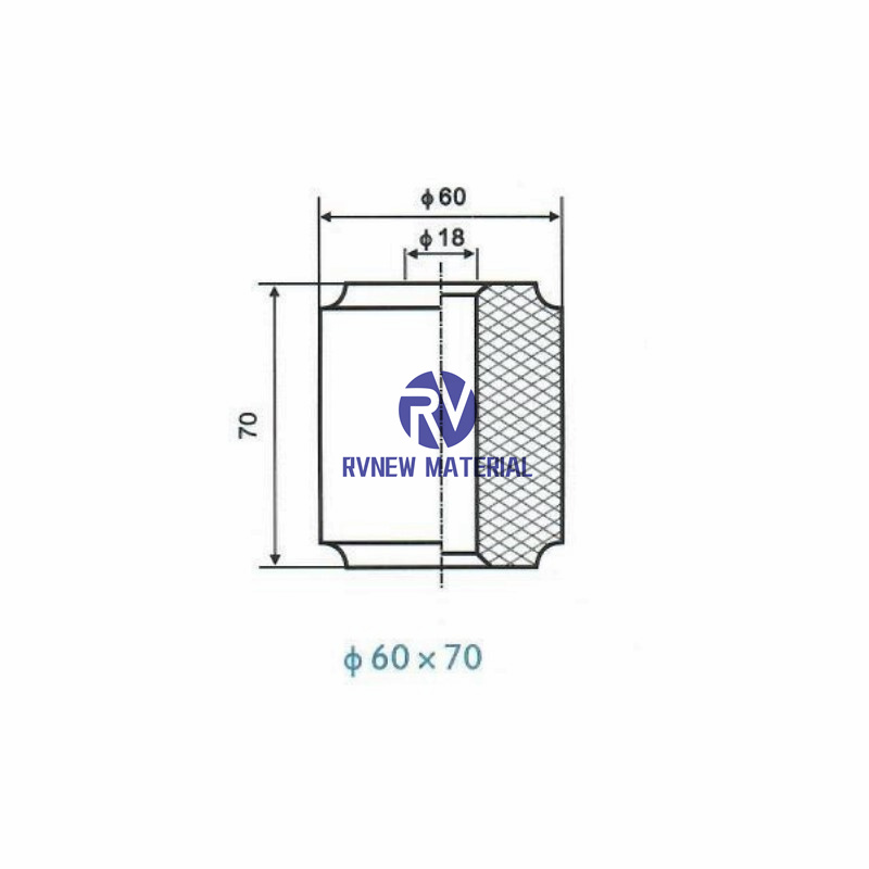 60×70 Low Voltage Insulator Epoxy Resin Rod Insulator 