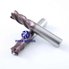4-Flute Flattened Solid Carbide End Mills For General Purposes