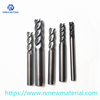 4 flute square double head solid carbide end mill cutter CNC tooling