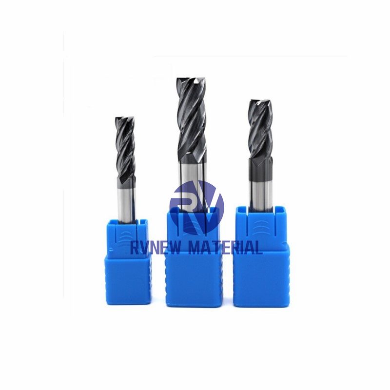 3 Flutes Long Length Solid Carbide End Mill For Aluminium