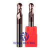 2 Flutes Carbide Ball End Mill HRC45 HRC55 With TiALN Coating