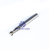 Solid Carbide 2 Flute Ball Nose End Mill for High Hardness 