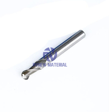 Solid Carbide 2 Flute Ball Nose End Mill for High Hardness 