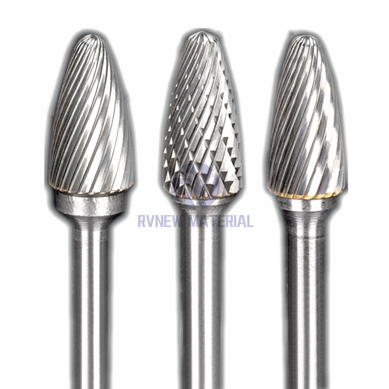 Tungsten Carbide Cutting Tools Rotary Burr CNC Milling Cutter Carving 