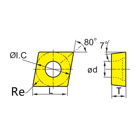 10 Inserti In Carburo CNMG431-HA / CNMG120404-HA H01 - Per Tornitura CNC - Nuovi - Foto 2