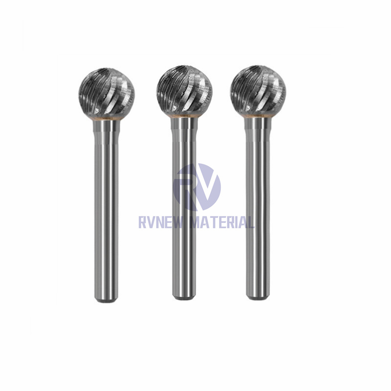 Single or Double Cut Solid Tungsten Die Grinder Carbide Rotary Wood Cutting Carving Tool Burrs for Wood Metal Cutting and Carving