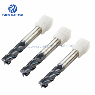 Tungsten Solid Carbide Cutting CNC Tool 4 Flute Carbide Endmill