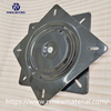 Furniture Part 12 Inch 360° Rotating Hardware Black Color Strong Loading Swivel Plate for Office Furniture Chairs