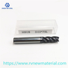 Solid Carbide End Mill Standard Length Single End Double End Square Uncoated 4 Flutes 5/1 3/8 Cutter Dia