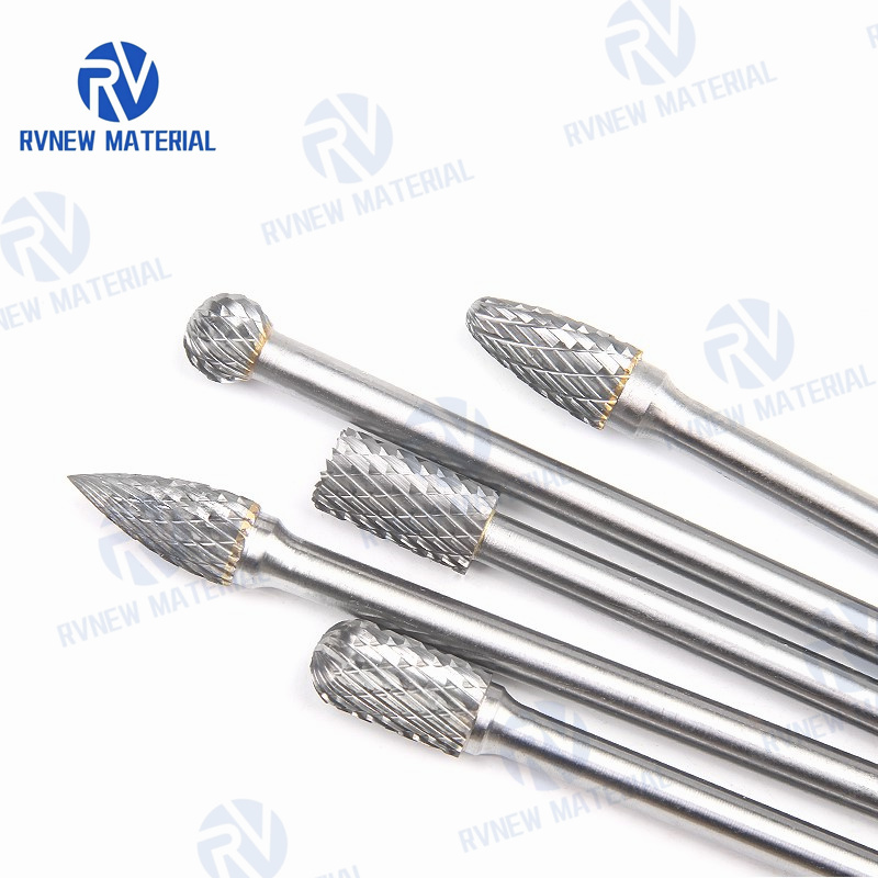  Tungsten Carbide Burrs Cutter Set Solid Carbide Rotary Burrs for Cutting Metal