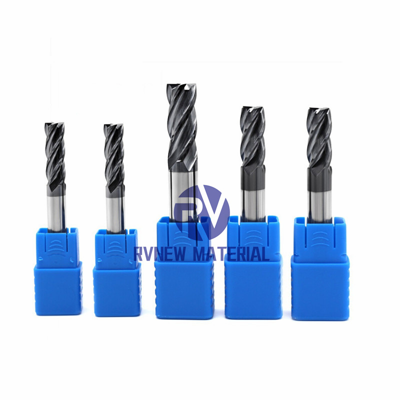 CNC Milling Cutter HRC 45-60 Tungsten Solid Carbide Square End Mills