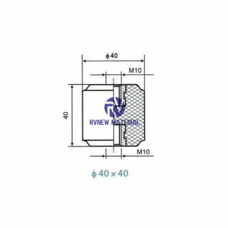 40×40 Low Voltage Insulator Epoxy Resin Rod Insulator 
