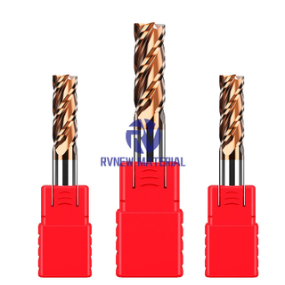 4 Flute Solid Carbide Flatted End Mill for Super High Hardness